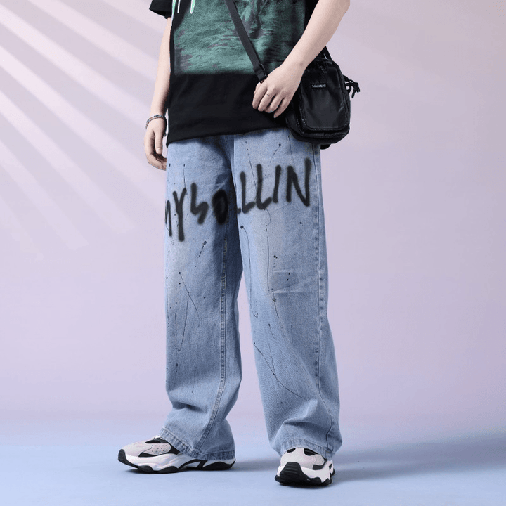 Sick Peak Vintage Belt Font Jeans - MRSLM