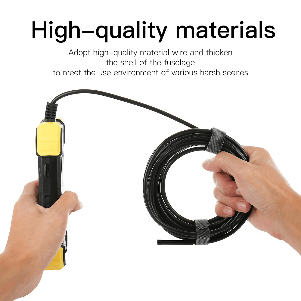 5.5Mm 1080P HD Lens Borescope Camera 4.3 Inch IPS Industrial Ultra-Clear Pipeline with Screen Automotive Professional Industrial Borescope Waterproof Hard Wire - MRSLM