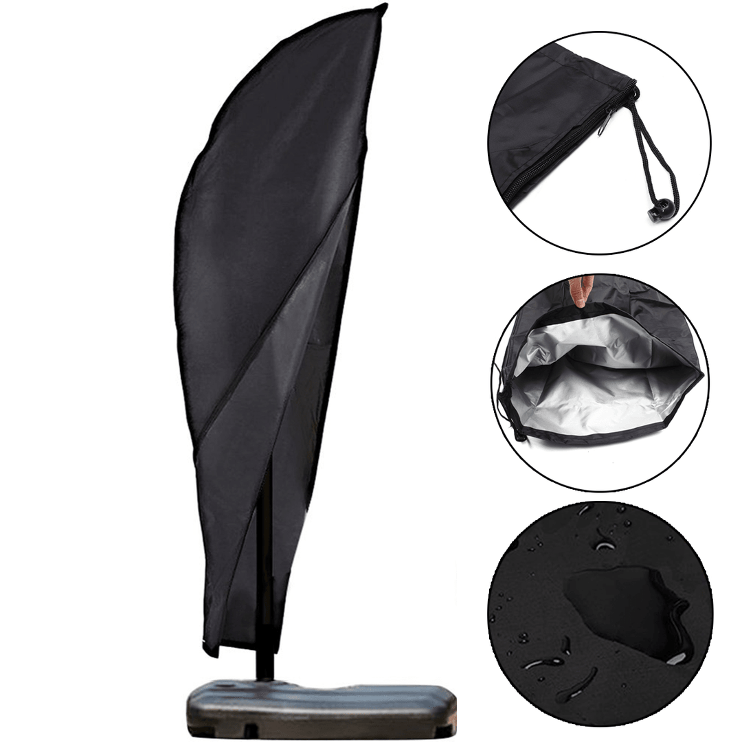 Outdoor Patio Yard Parasol Umbrella Waterproof Shade Cover UV Dust Protector - MRSLM