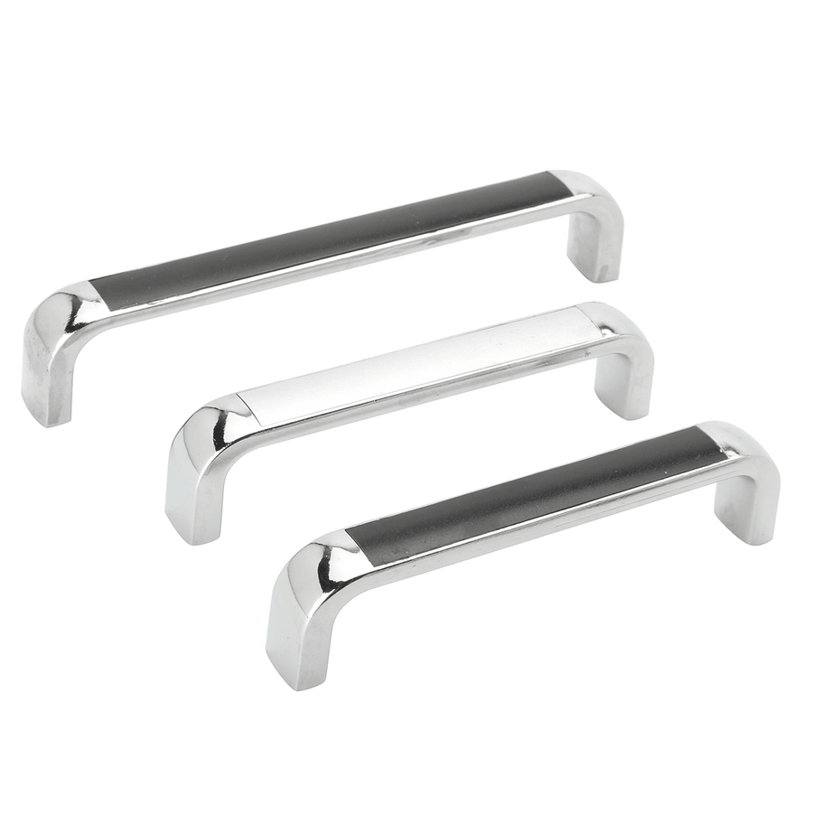 2Pcs Modern Simple Pull Handle Cabinet Wardrobe Door Drawer Knob Hardware Chrome - MRSLM