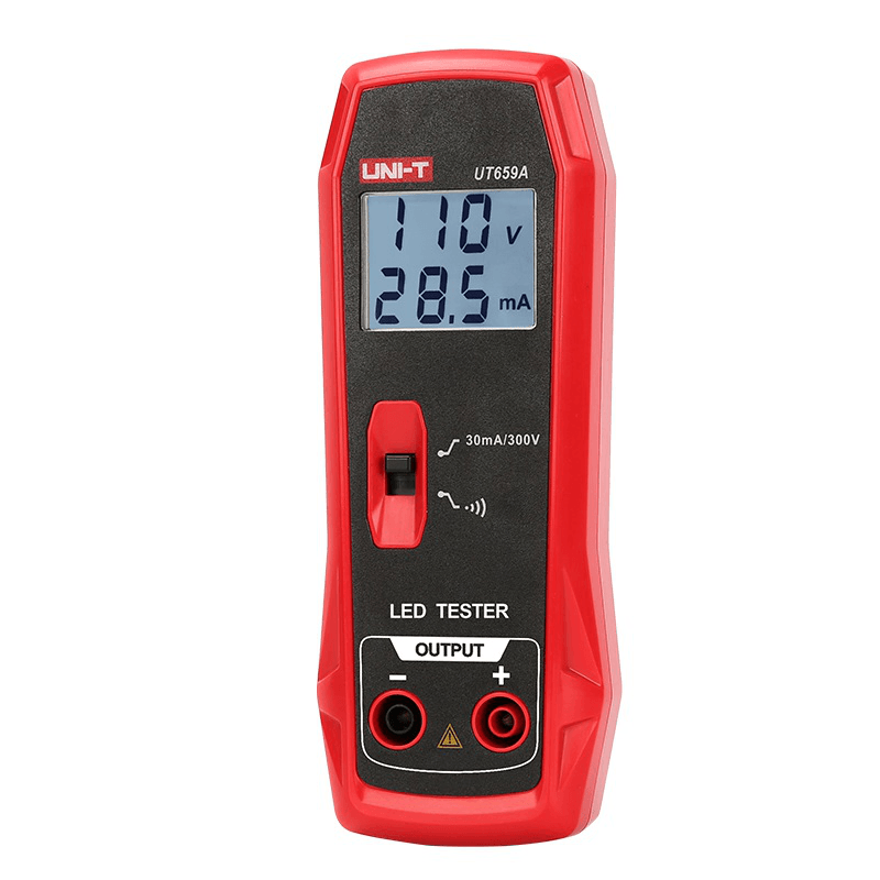 UNI-T UT659A LED Tester 85V-265V Power Intelligent Adjustment Voltage Current Continuity Test LCD Display Meter - MRSLM