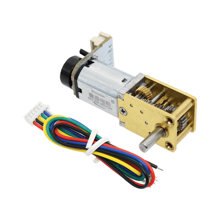 Chihai CHF-GW12T-N20VA Gear Motor DC 12V Encoding Worm Geared Motor - MRSLM