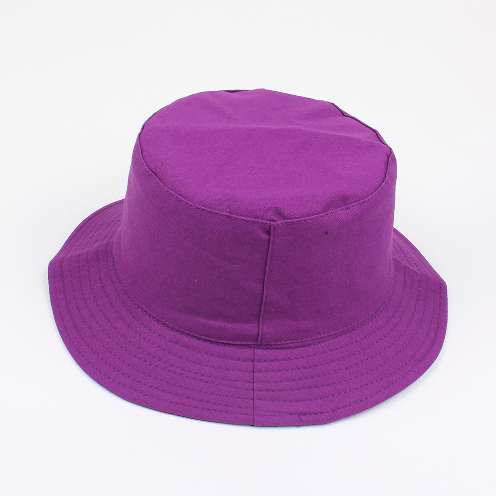 Women Solid Color Foldable Casual Fisherman Hat - MRSLM