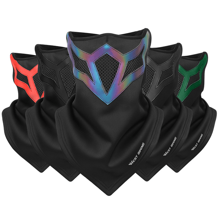 WEST BIKING Winter Cycling Headwear Ski Fishing Sport Scarf Bicycle Full Face Cover Cycling Bandana Face Mouth Cover - MRSLM