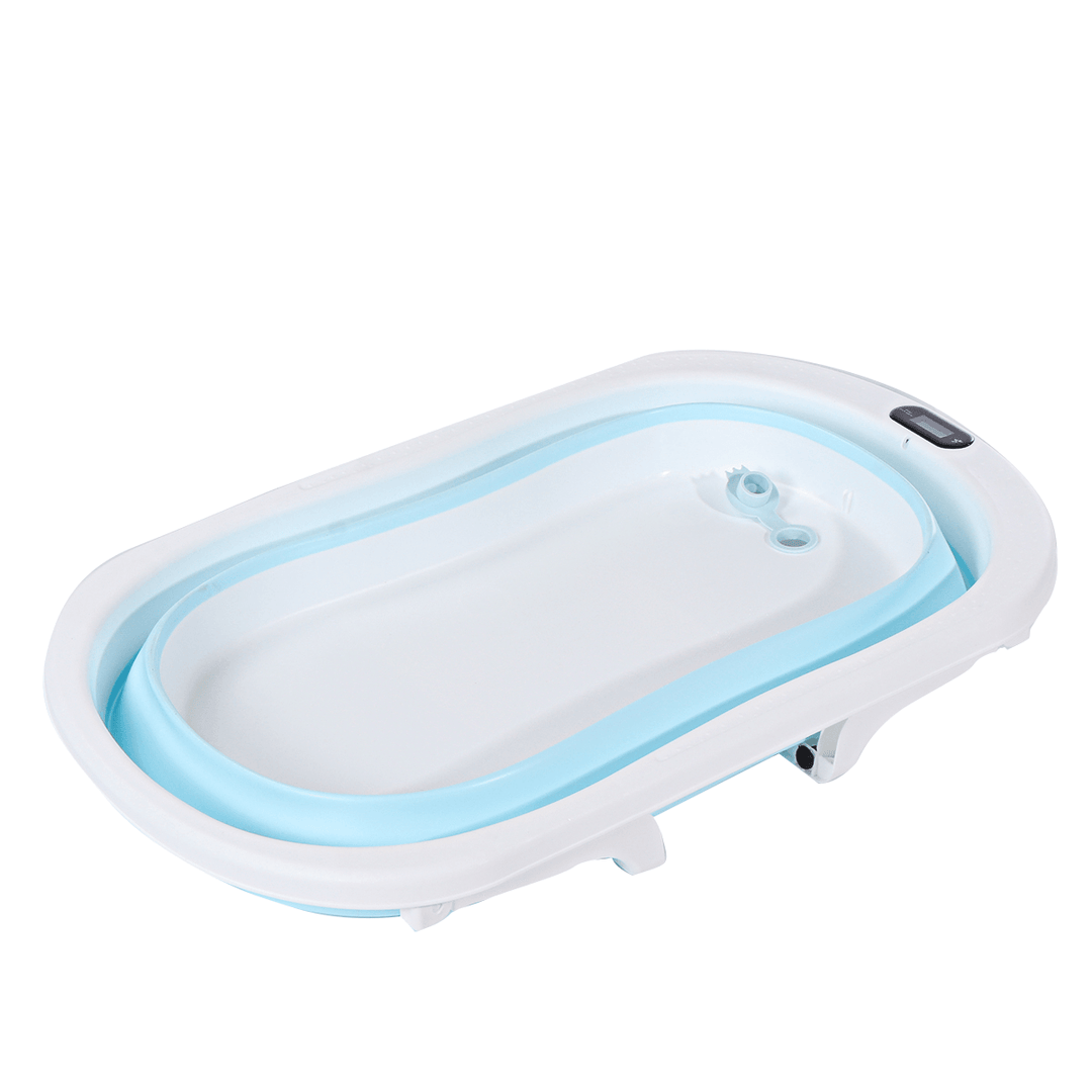 Portable Foldable Baby Bathtub Infant Newbornbath Tub Temperature Sensitive - MRSLM