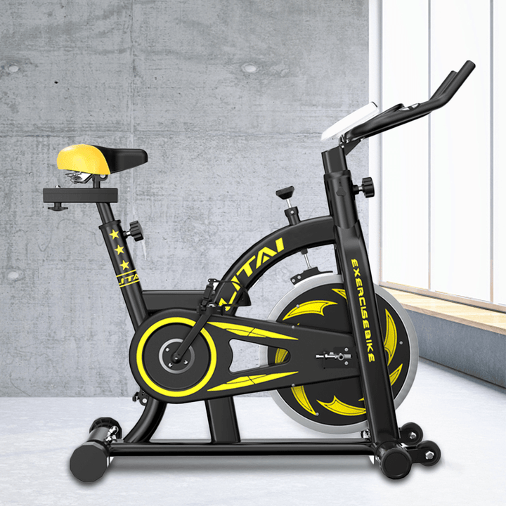 Ultra-Quiet LCD Display Home Exercise Bike Indoor Sports Fitness Equipment Cycling Bikes 8KG Steel Flywheel Bicycle - MRSLM