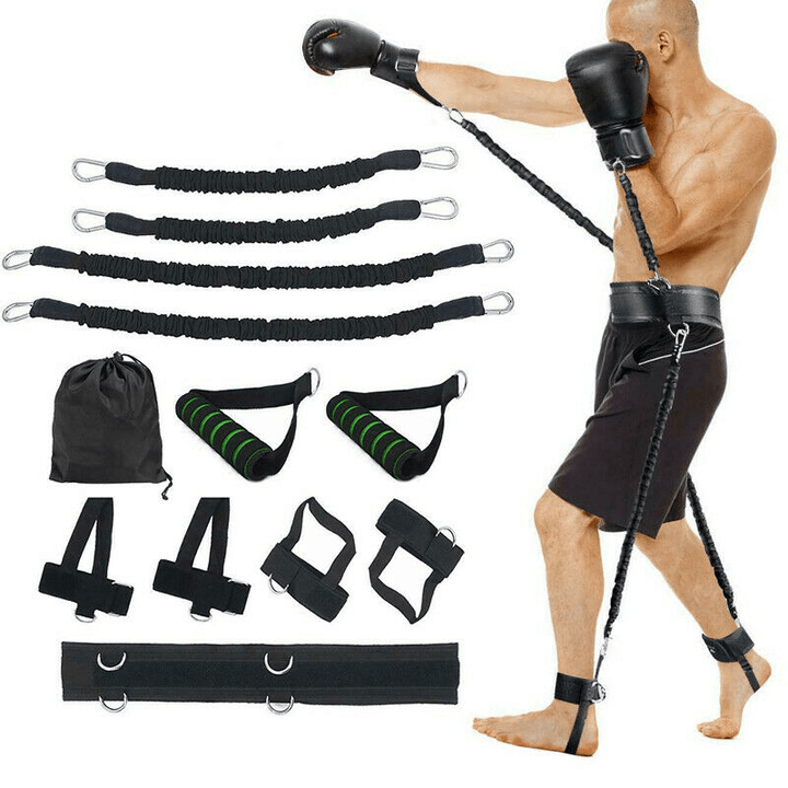 Sports Fitness Resistance Bands Set Boxing Bouncing Strength Training Equipments - MRSLM