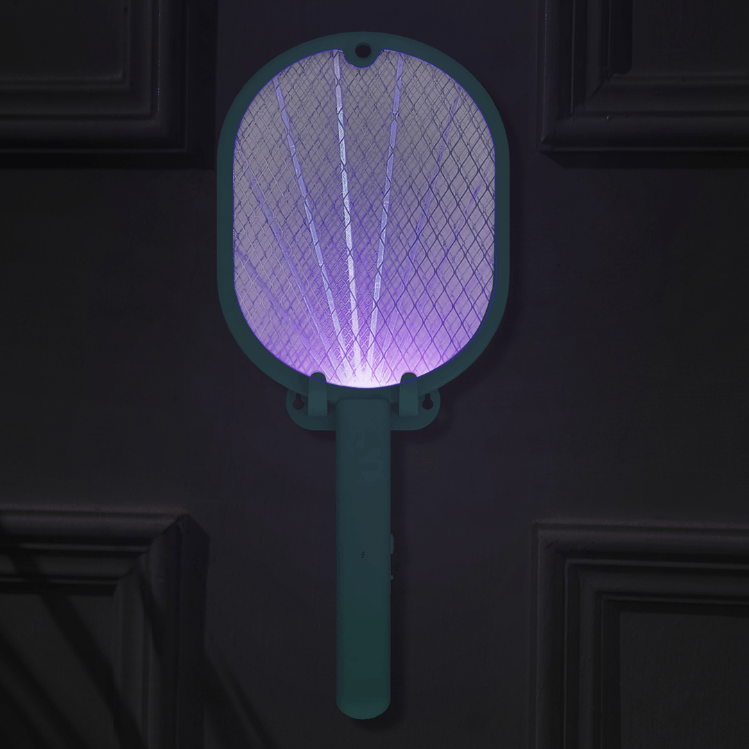 2700V Electric Mosquito Swatter Night Light Dual Mode Built-In 450Mah Battery USB Rechargeable Outdoor Home Mosquito Killer - MRSLM