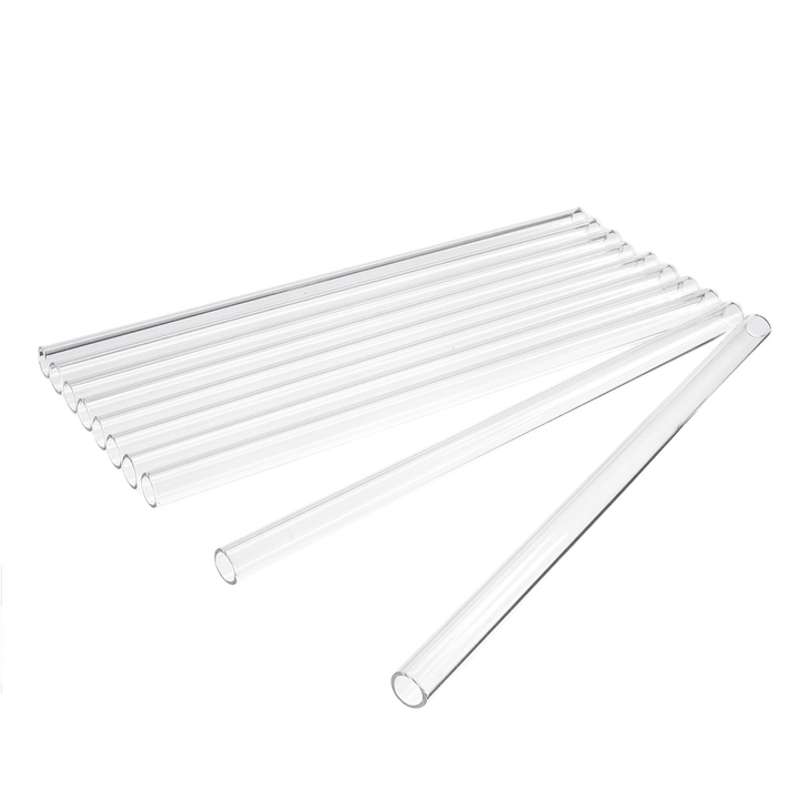 10Pcs 250Mm OD 10Mm 1Mm Thick Wall Borosilicate Glass Blowing Lab Tube - MRSLM