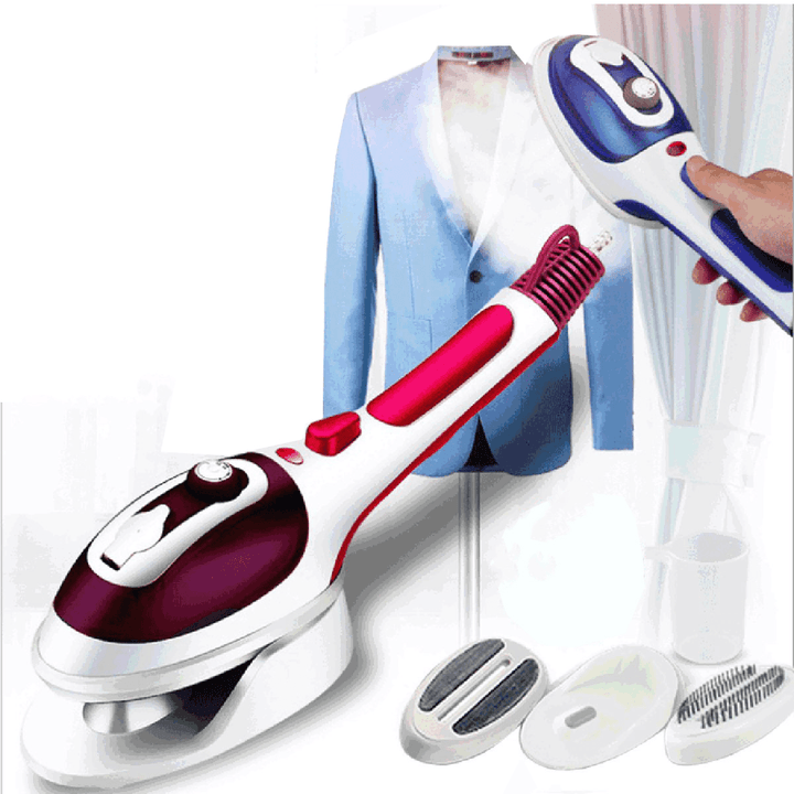 800W Mini Handheld Garment Steamer Portable Travel Steam Iron Temp 3 Levels Adjustable for Home and Business Travel - MRSLM