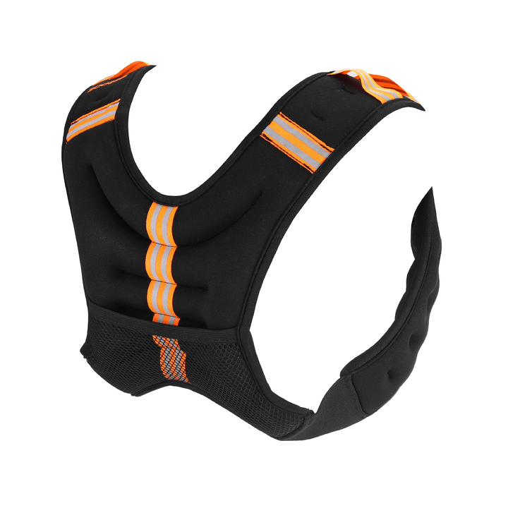 SGODDE Weighted Vest with Reflective Strips Adjustable Weight Vest for Men and Women Strength Training Running Cycling - MRSLM