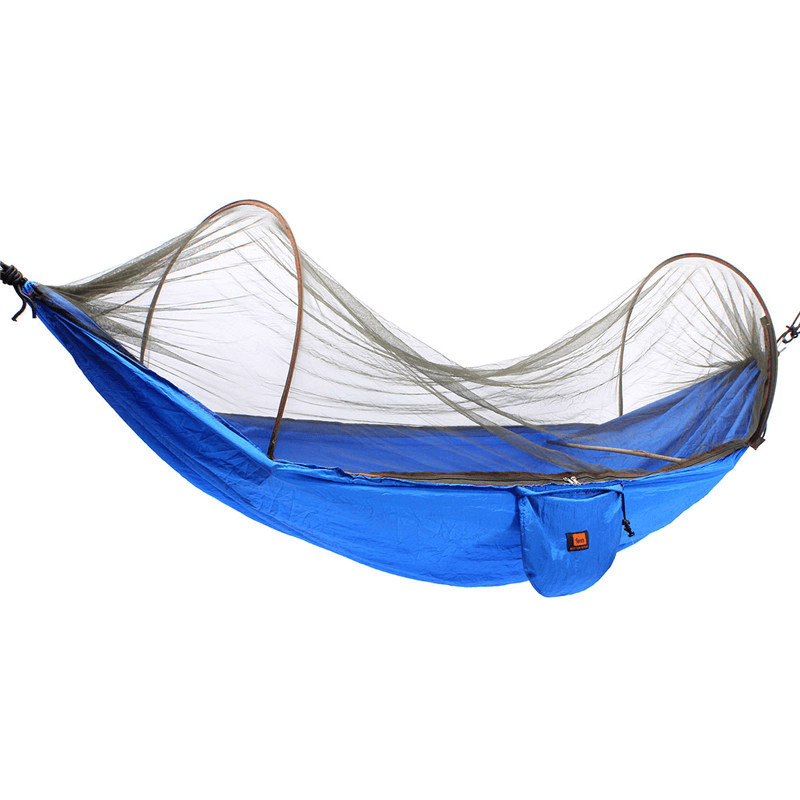 Outdoor Portable Camping Parachute Hammock Hanging Swing Bed with Mosquito Net - MRSLM