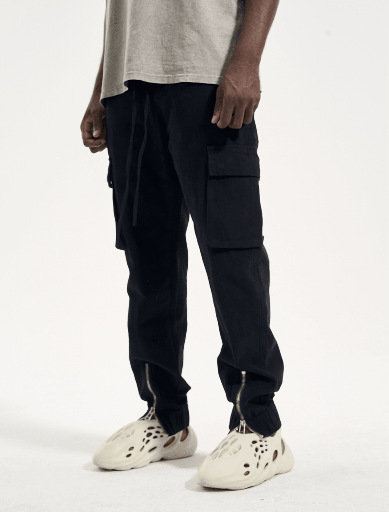 Casual Men'S Zipper Buckle Cargo Trousers - MRSLM