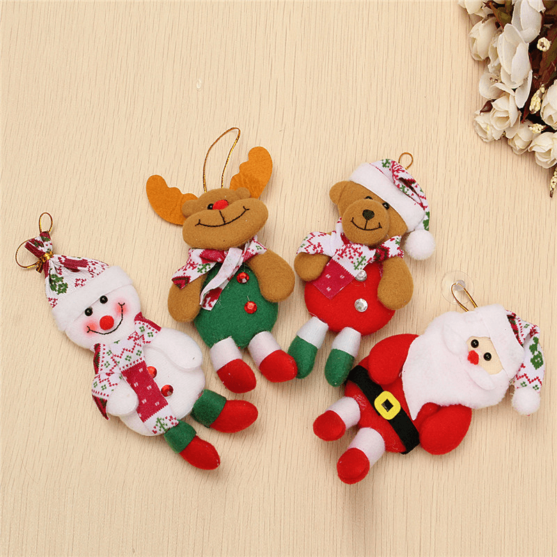 Snowman Bear Elk Ornament Christmas Classical Tree Decoration Home Decor - MRSLM