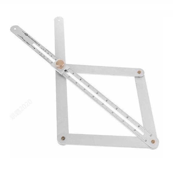 Aluminum Alloy Angle Ruler Multi-Function Folding Ruler Four-Side Parallel Ruler Multi-Angle Ruler - MRSLM