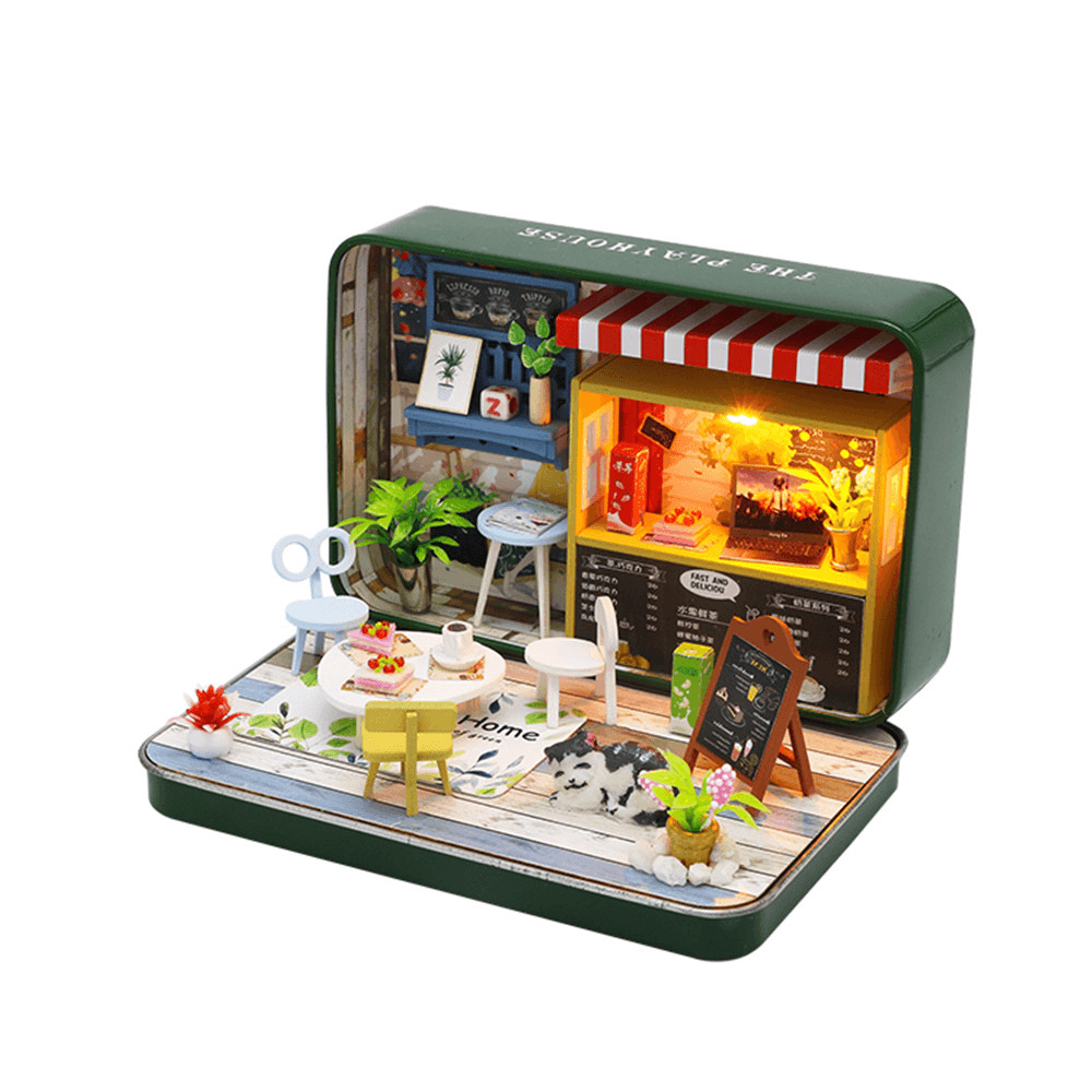 DIY Assembled Cottage Summer Theater Kids Toys Birthday Gift Doll House - MRSLM