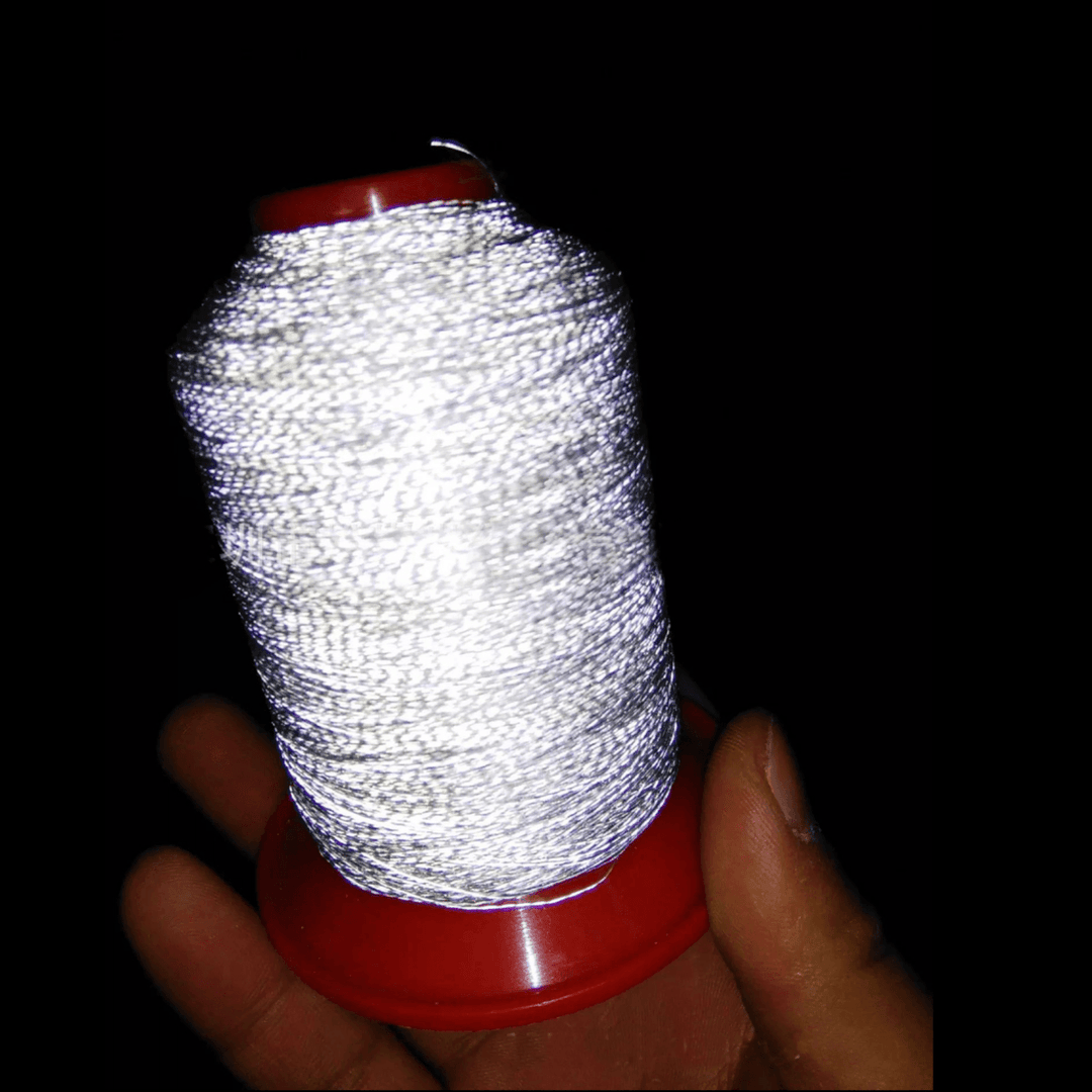 500M 0.2Mm Polyester Reflective Sewing Tools Thread Line Embroidery Spool Safety Garment - MRSLM