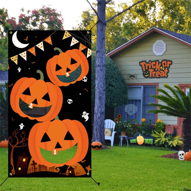 Carnival Halloween Throwing Game Hanging Flag - MRSLM