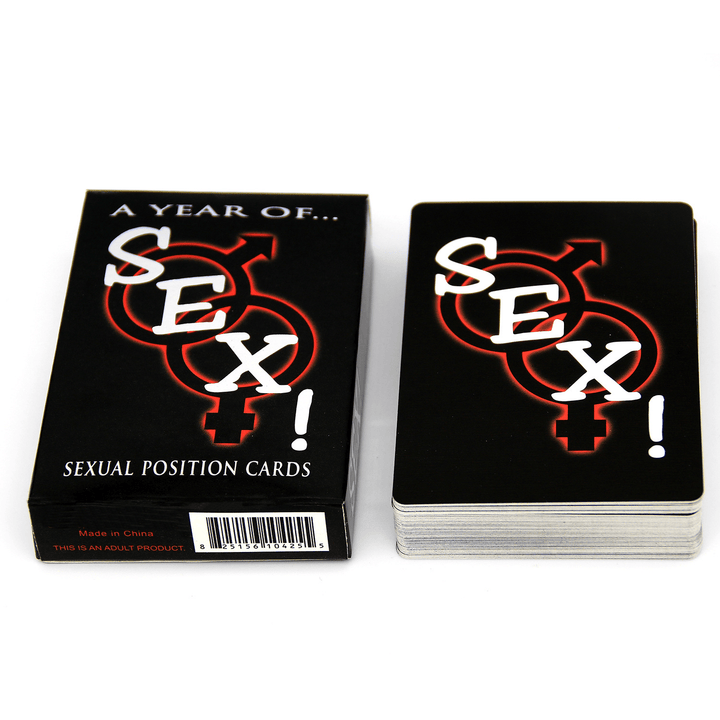 Sexual Positions a Year of Sex Adult Full English Sex Pose Card - MRSLM