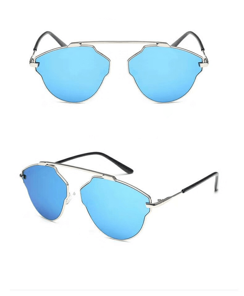 Same Sunglasses Female Transparent Sunglasses Jelly Color Thin Glasses - MRSLM