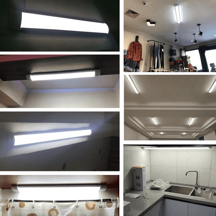 5/10/20W T5 LED Light under Cabinet Lights LED Kitchen Tube Light Bar Wall Lamp for Closet Kitchen Bedroom Lighting - EU Plug - MRSLM