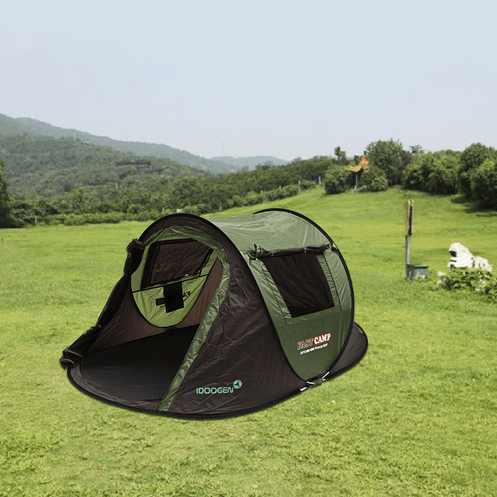 Outdoor 5-8 People Automatic Instant Popup Tent Waterproof Sunshade Canopy Rain Shelter Camping - MRSLM