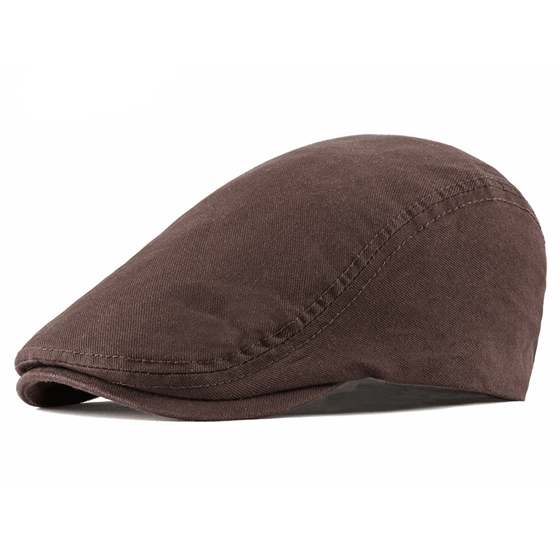 Men'S Simple Art Retro Casual Spring and Autumn Beret - MRSLM