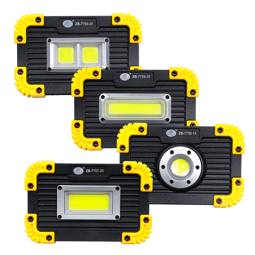 50W COB Work Light USB Charging 3 Modes Camping Light Floodlight Emergency Lamp Outdoor Travel - MRSLM