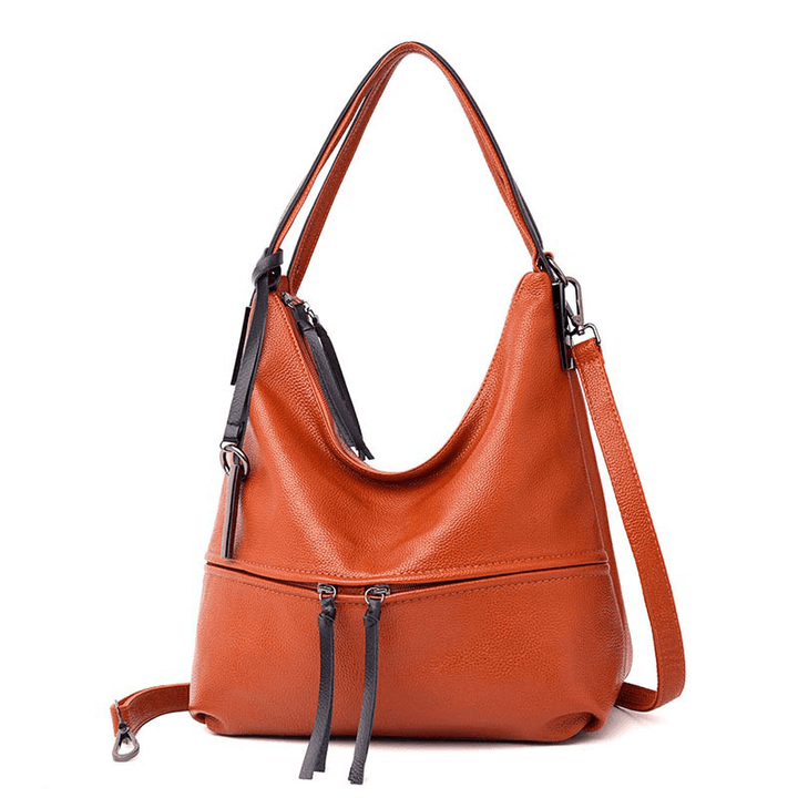 Women Fashion Elegant Faux Leather Designer Handbag Shoulder Bags - MRSLM