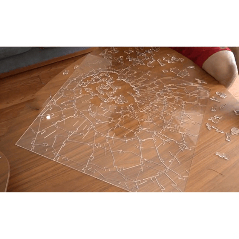 215 Pieces of Broken Glass Puzzle High Difficulty Adult Puzzle - MRSLM