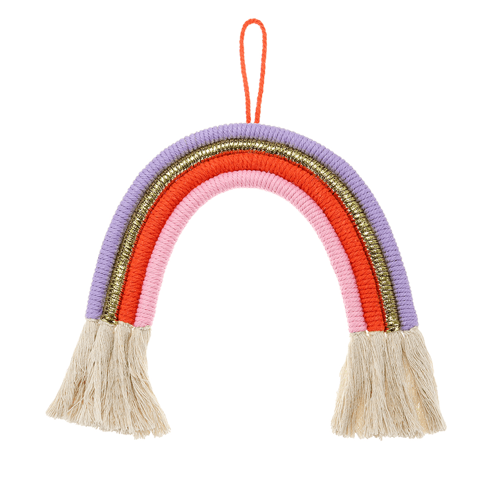 Nordic Style Curtain Tassel Rainbow Wall Hanging Ornament Cotton Tapestry Decorations - MRSLM