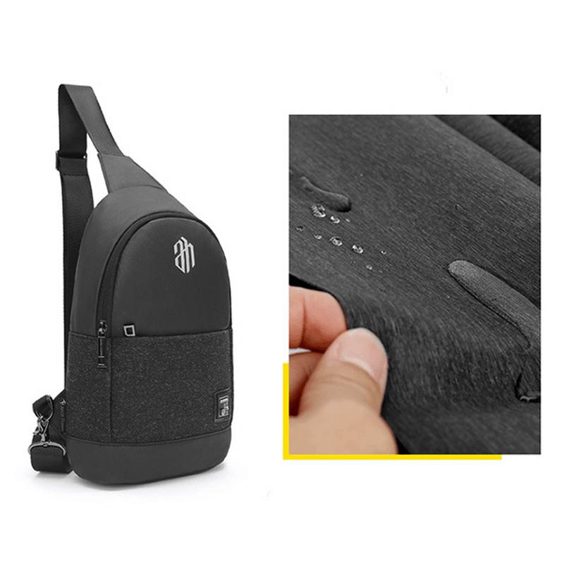 Men Polyester Leisure Sport Outdoor Bag Crossbody Bag - MRSLM