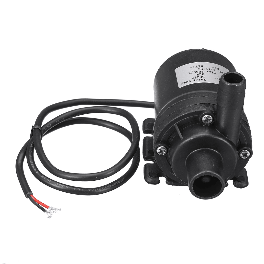 800L/H 24V DC 5M Submersible Hot Water Circulation Pump Solar Brushless Motor - MRSLM