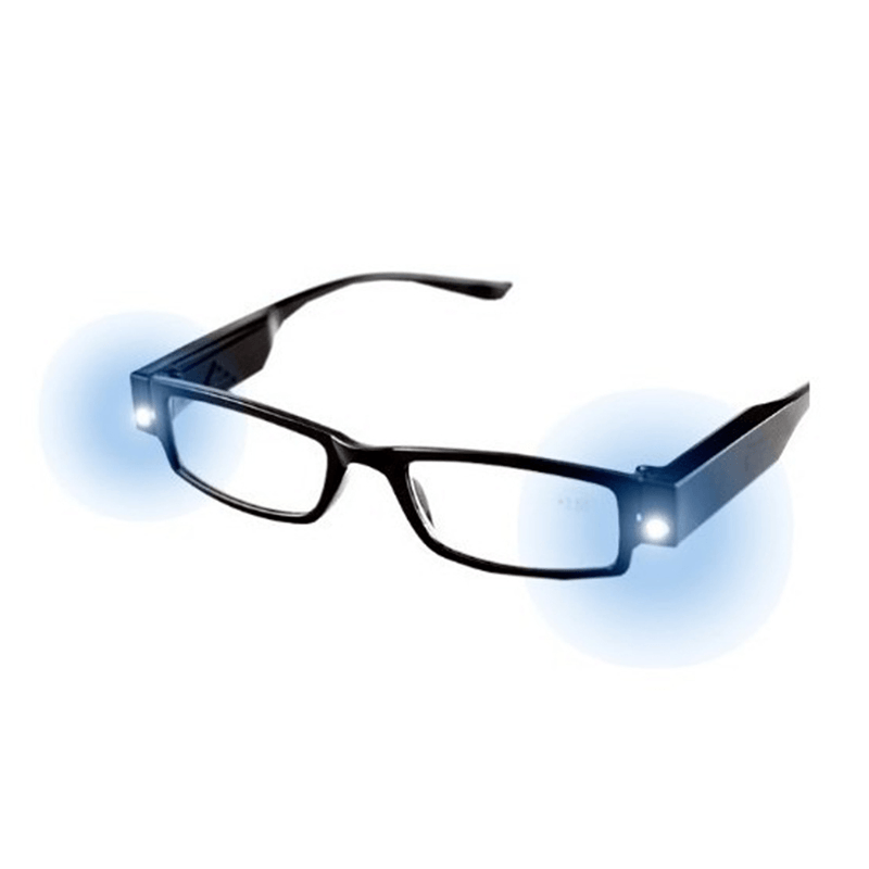 Rimmed Reading Glasses Eyeglasses Spectacal with LED Light - MRSLM