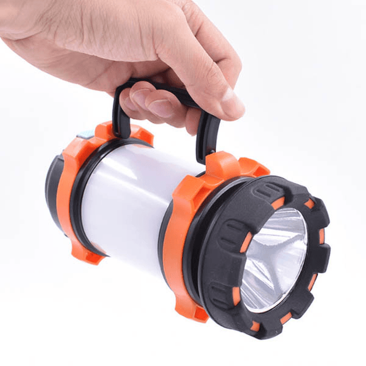 Ipree® 850LM LED+T6 USB Light 4 Modes Handheld Emergency Lantern Flashlight Spotlight Outdoor Camping - MRSLM