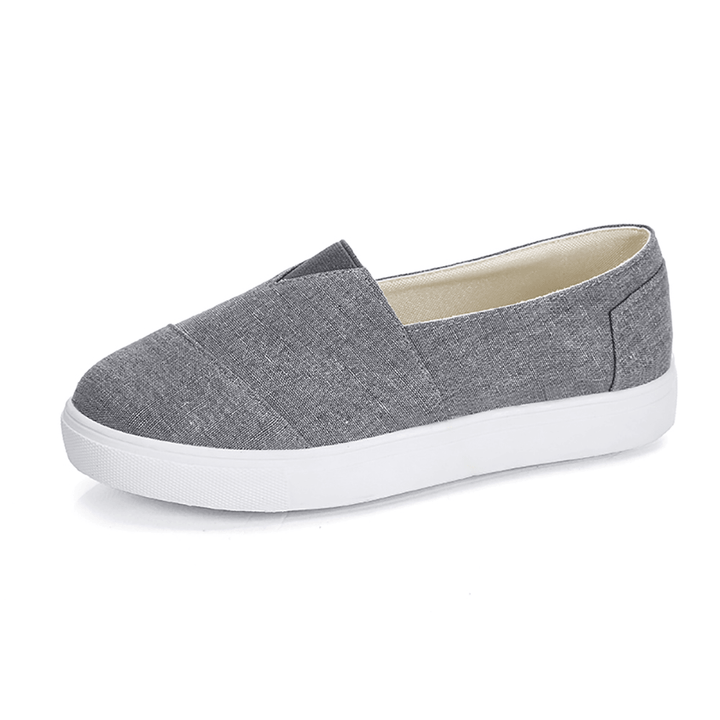 Solid Color Slip on Loafers - MRSLM