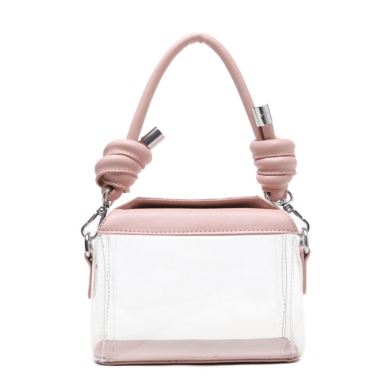 Women Fashion PVC Transparent Crossbody Bag Shoulder Bag - MRSLM