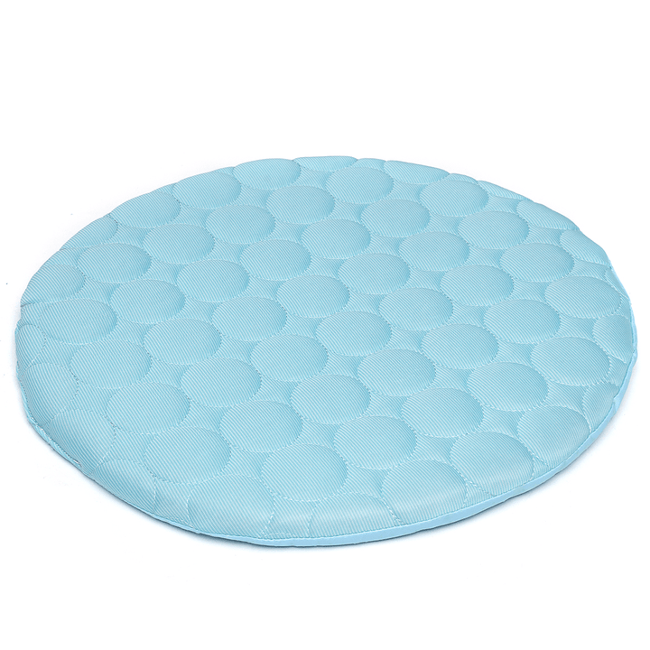 42R/50R Pet Dog Cat Soft Summer Chilly Cooling Mat Cold Bed Fiber Mats Pad Pet Seat Cushion - MRSLM