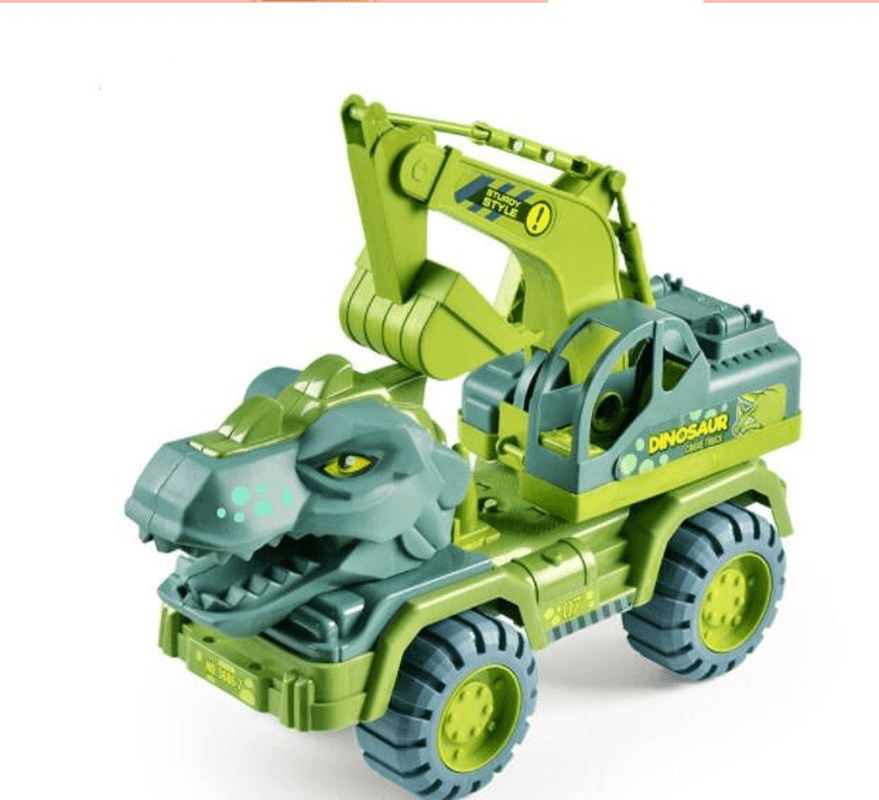 Children'S Toy Car Dinosaur Engineering Vehicle Digging Transport Truck - MRSLM