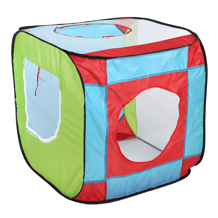 Portable 3 in 1 Childrens Baby Kids Play Tent Toddlers Tunnel Ball Pit Set Children Baby Cubby Playhouse - MRSLM