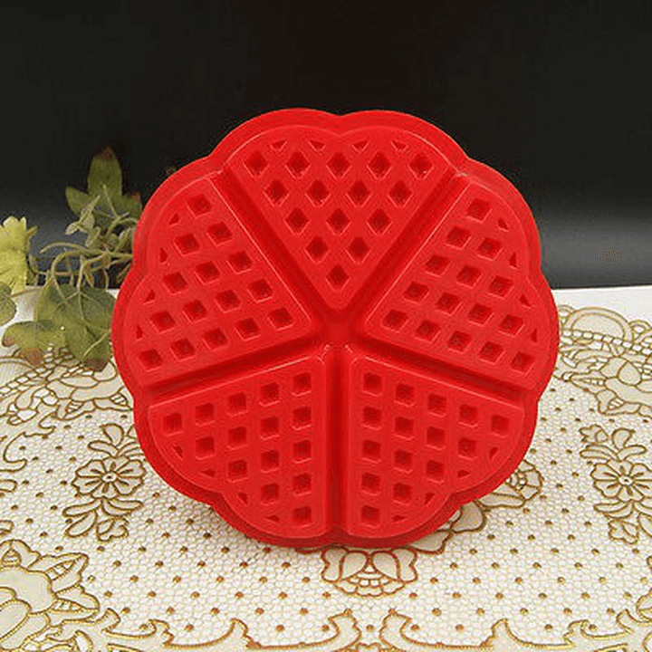 Heart Love Shape Silicone Waffle Mold Mould Cake Baking Mold - MRSLM