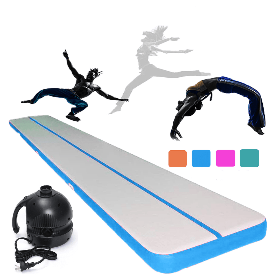 196X39X3.93Inch Airtrack Gymnastics Mat Inflatable GYM Air Track Mat Practice Training Tumbling Pad - MRSLM