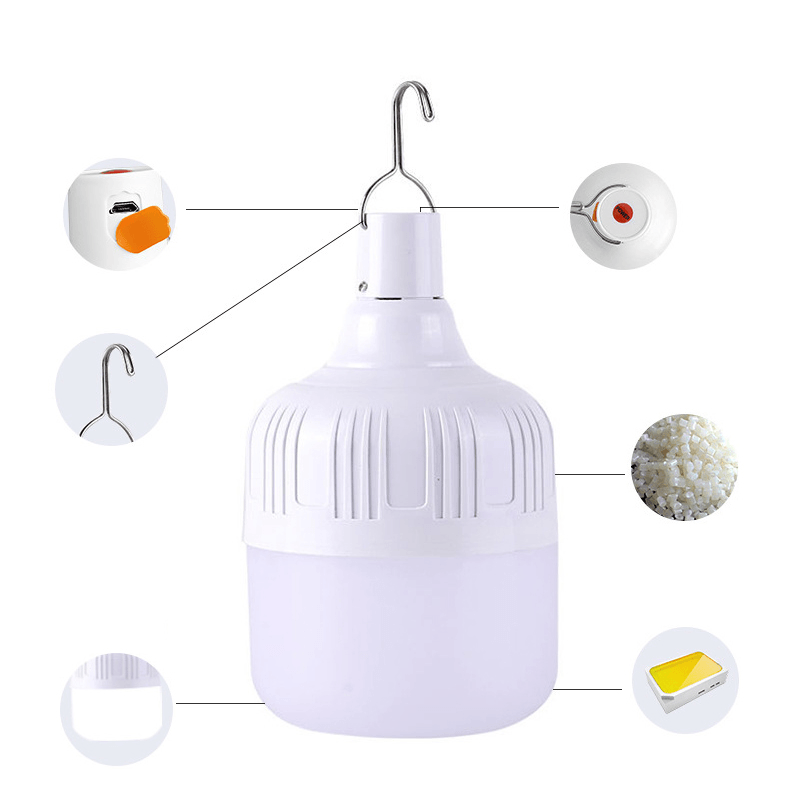 XANES® 150W Cool White LED Floor Lamp with 2.1M Adjustable Lamp Bracket Rotatable Emergency Fishing Camping Standing Light - MRSLM