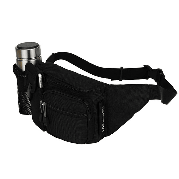 Men Waterproof Waist Pack Outdoor Sport Travel Bag Crossbody Bag - MRSLM