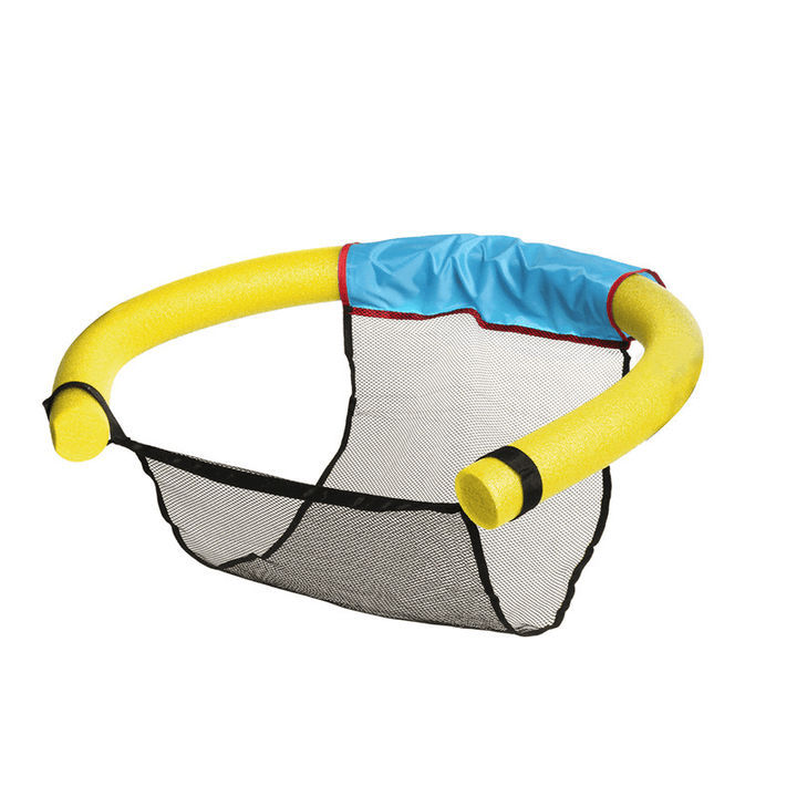 Summer Water Floating Chair Hammock Swimming Pool Seat Bed with Mesh Net Kickboard Lounge Chairs for Kid Adult Swimming Play Toys - MRSLM