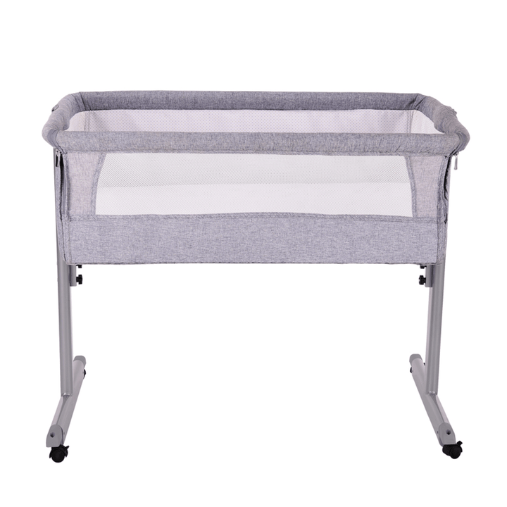 Multifunction Baby Bedside Crib Portable Folding Travel Cot Bed Mattress Mosquitonet Set - MRSLM