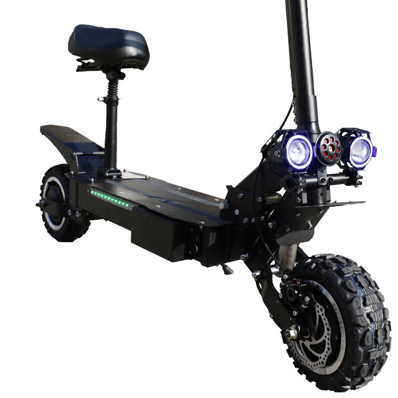 ZAPCOOL T108 Dual Motor 29Ah 60V 3600W Electric Scooter 11 Inch 85Km/H Top Speed 70-90KM Mileage Max. Load 250Kg Oil Brake Folding Scooter EU Plug - MRSLM