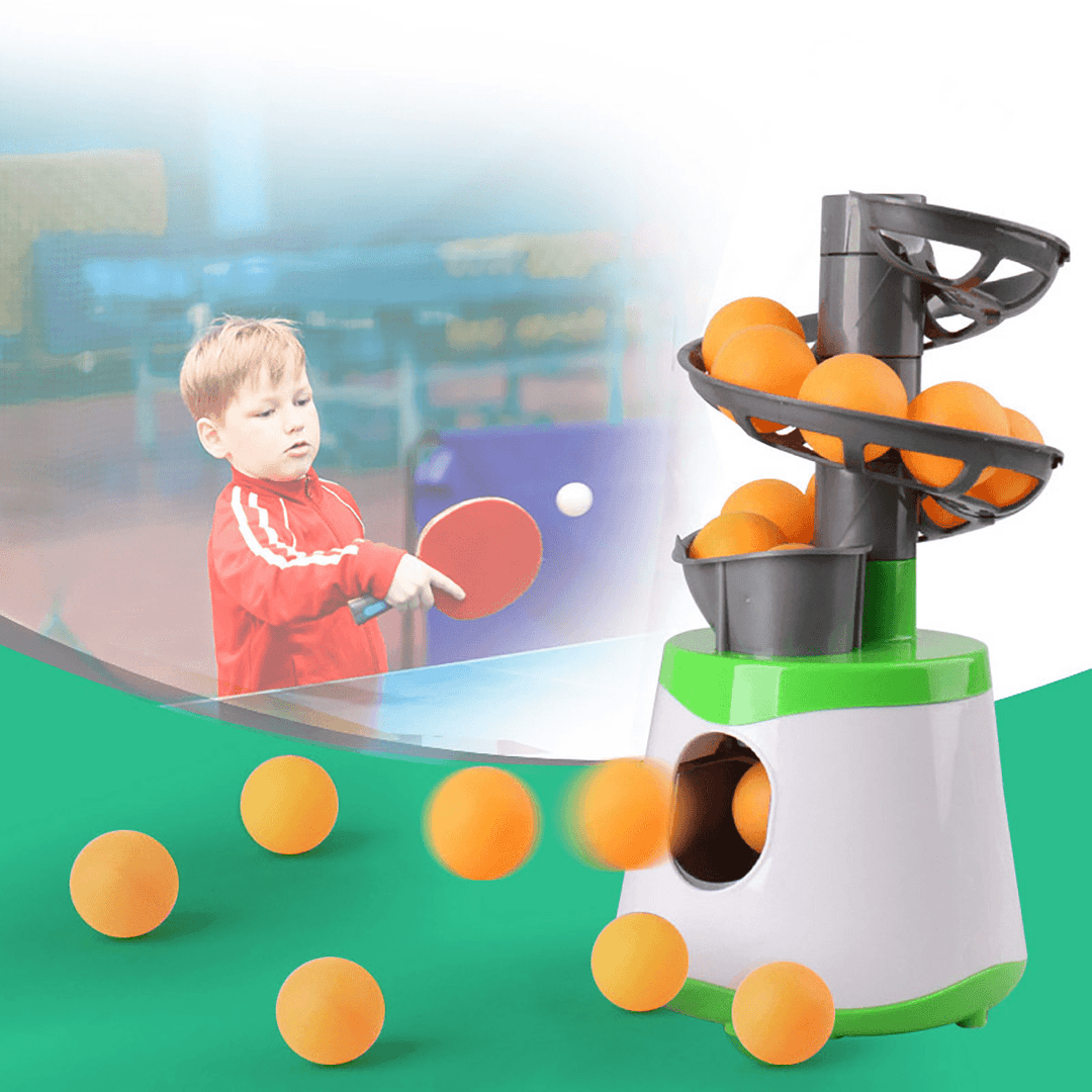 Ping Pong Table Tennis Robot Automatic Ball Launcher Machine for Athletes Students Beginners Training - MRSLM