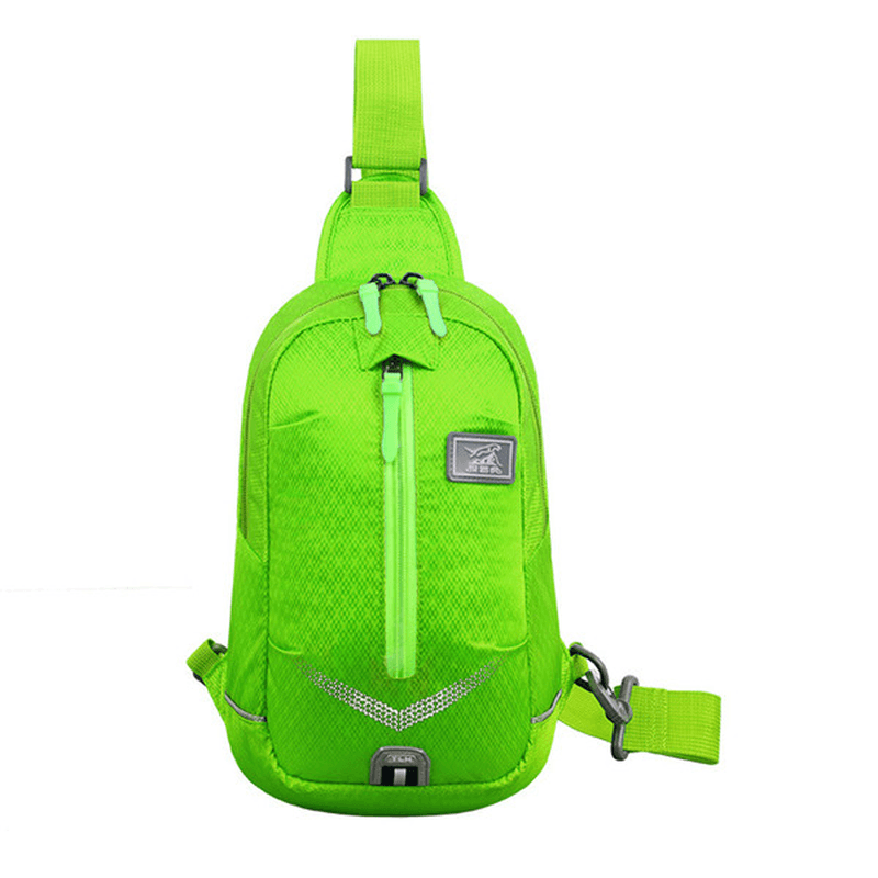 Light Weight Waterproof Chest Bags Men Women Outdooors Travel Luminous Shoulder Bag Running Hiking Bags - MRSLM