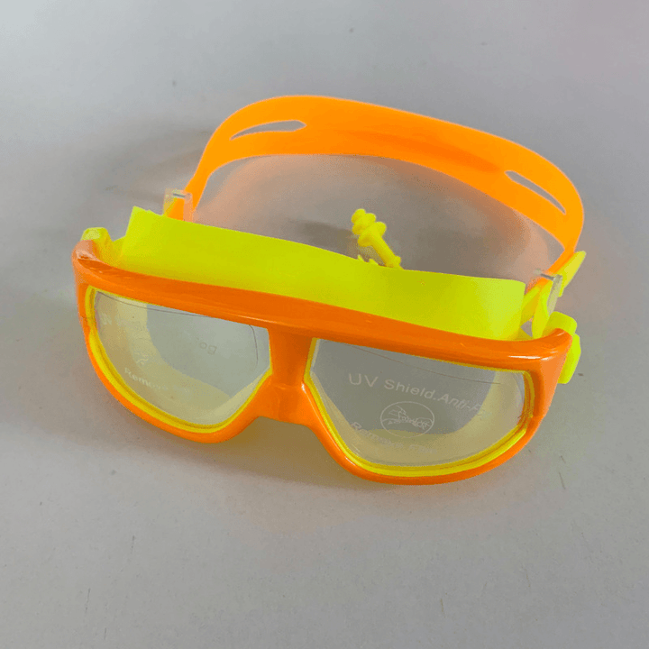 Children Anti-Fog Diving Goggles HD Silicone Adjustable Teenager Kids Swimming Eyewear Water Sport Glasses - MRSLM